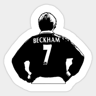 beckham 7 Sticker